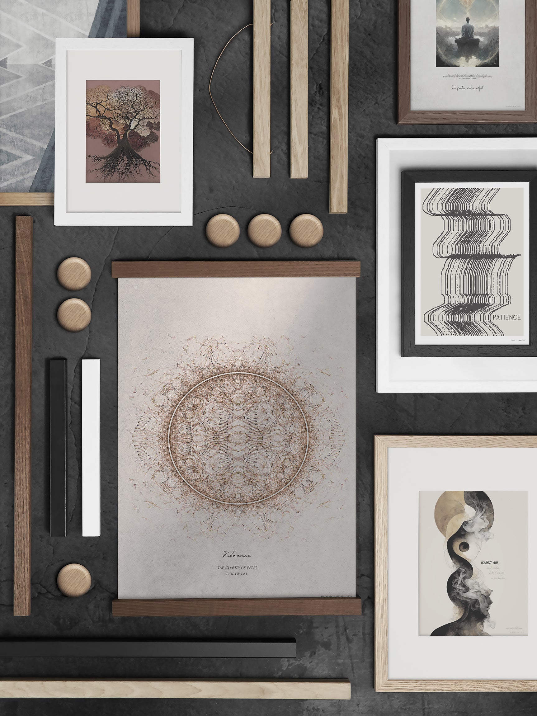 ChiCura Living, Art & Frames Træramme - 30x30cm - Egetræ - Anti-reflektiv Akrylglas Frames / Wood Oak
