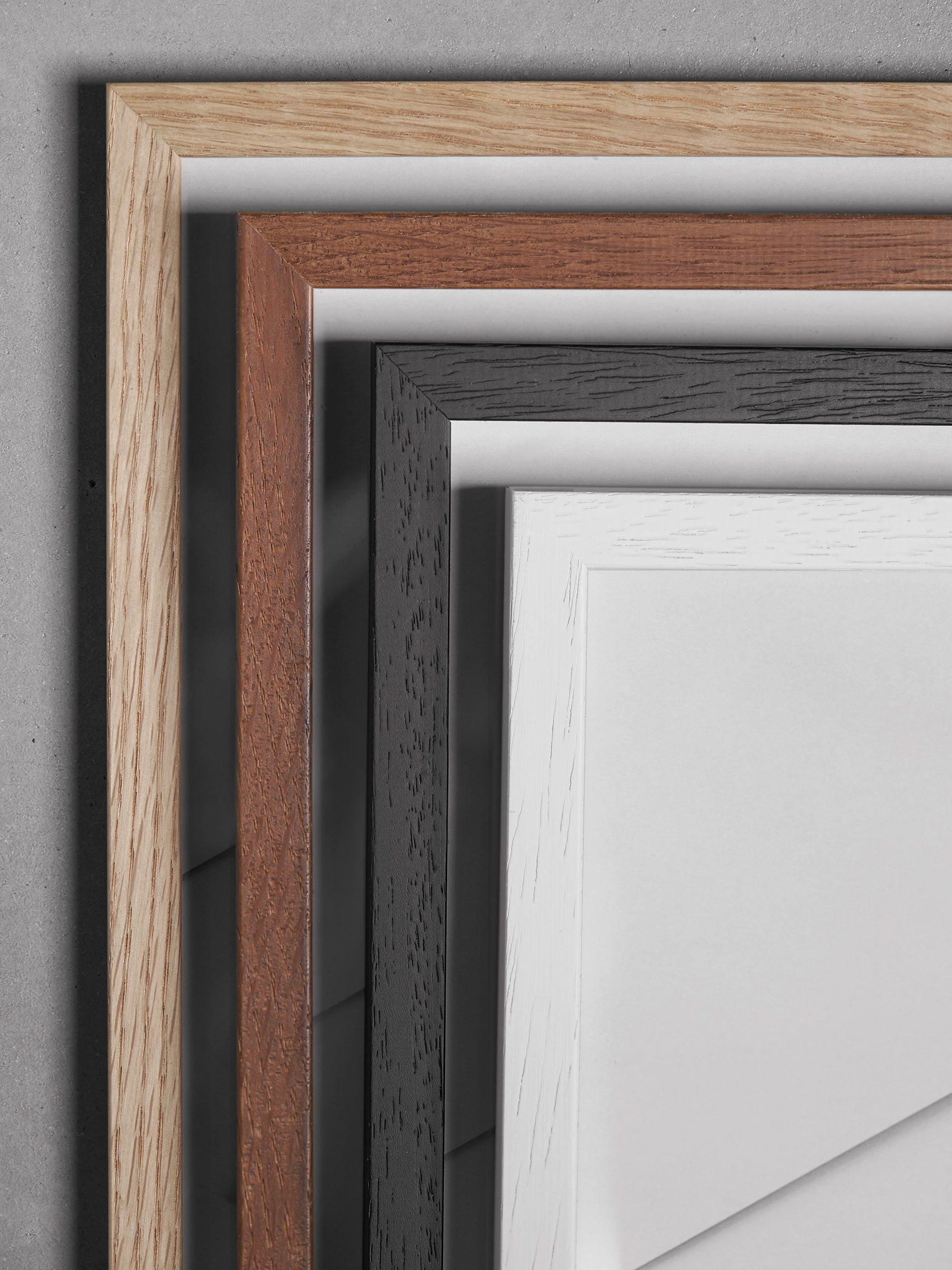 ChiCura Living, Art & Frames Træramme - 30x30cm - Sort - Akrylglas Frames / Wood Black