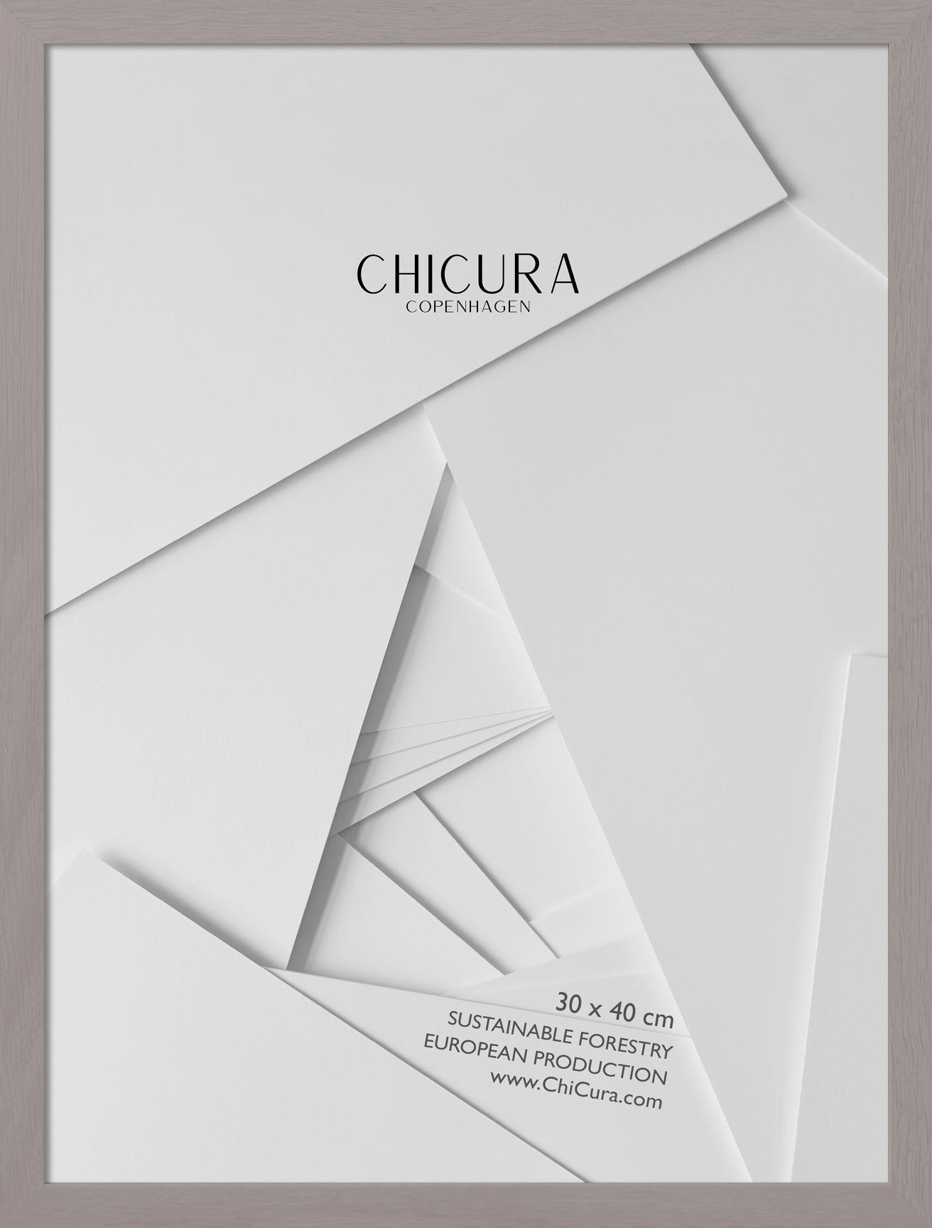 ChiCura Living, Art & Frames Træramme - 30x40cm - Soft Taupe - Akrylglas Frames / Wood Soft Taupe