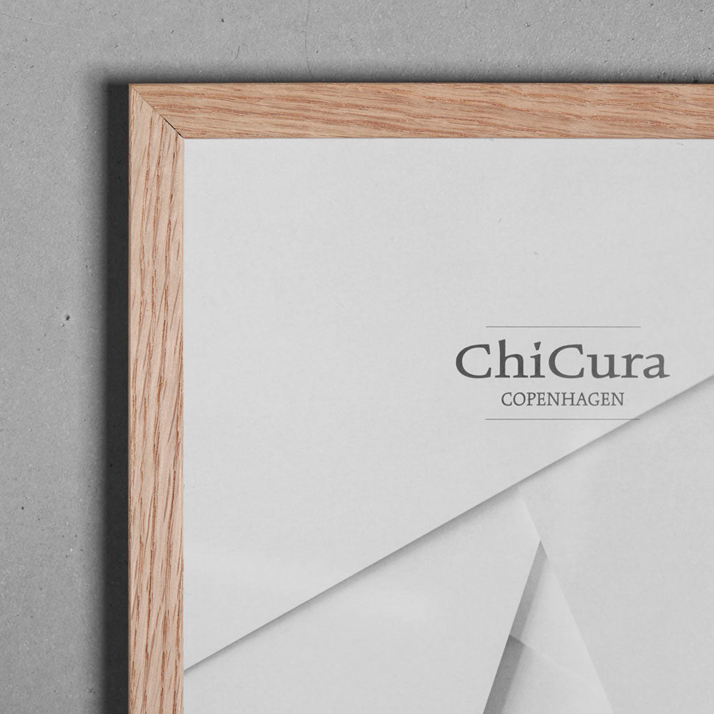 ChiCura Living, Art & Frames Træramme - 40x50cm - Egetræ - Anti-reflektiv Akrylglas Frames / Wood Oak