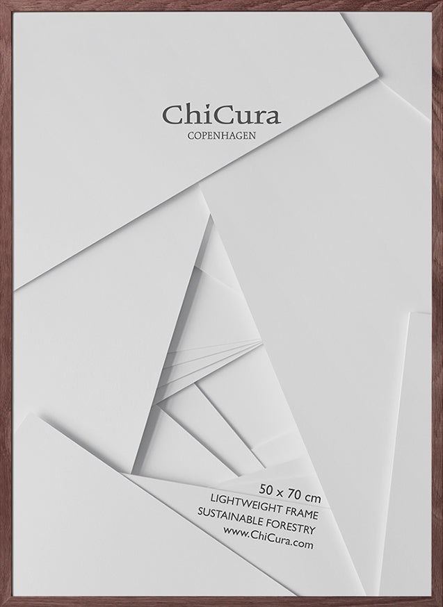 ChiCura Living, Art & Frames Træramme - 50x70cm - Brun Egetræ - Anti-reflektiv Akrylglas Frames / Wood Brown