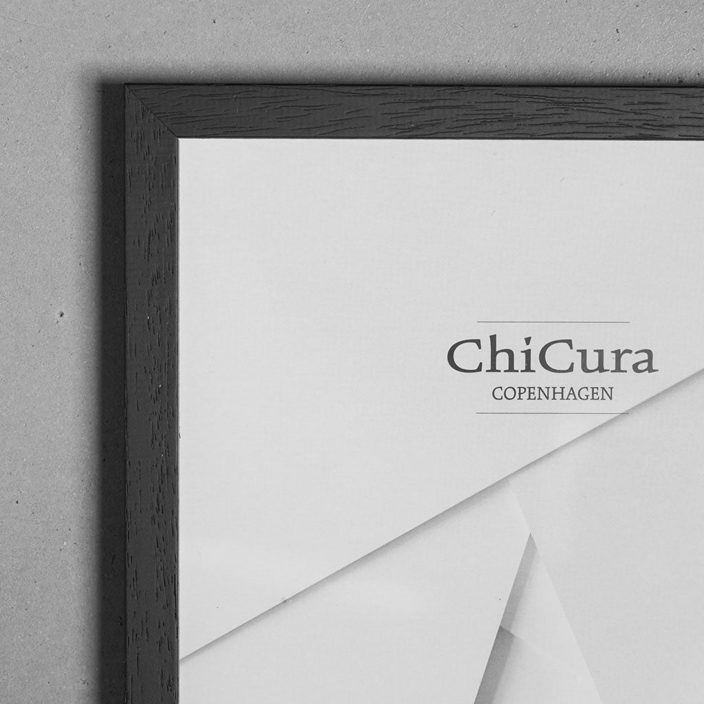 ChiCura Living, Art & Frames Træramme - 50x70cm - Sort - Akrylglas Frames / Wood Black