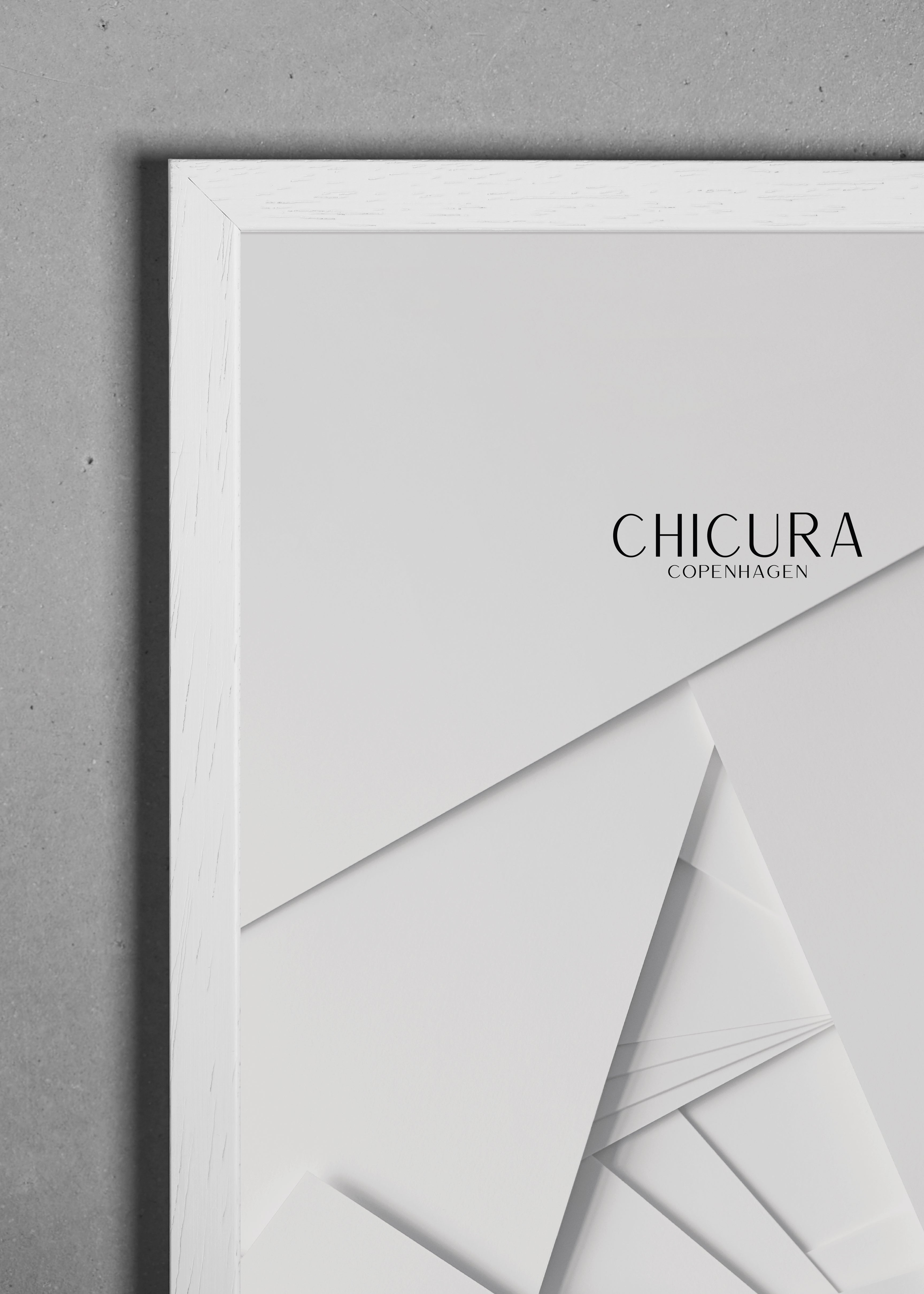 ChiCura Living, Art & Frames Træramme - A2 - Hvid - Akrylglas Frames / Wood White
