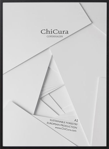 ChiCura Living, Art & Frames Træramme - A2 - Sort - Anti-reflektiv Akrylglas Frames / Wood Black