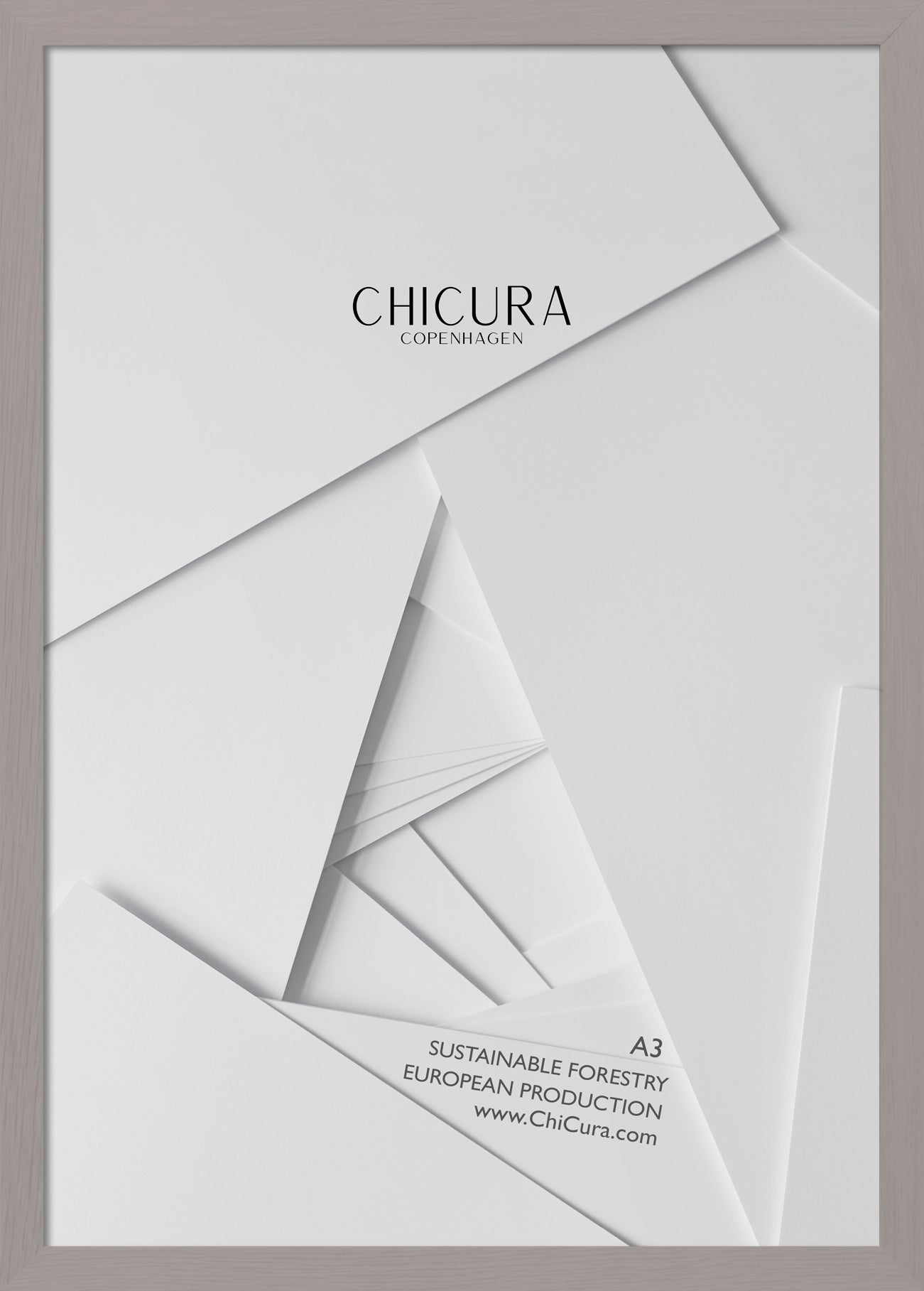 ChiCura Living, Art & Frames Træramme - A3 - Soft Taupe - Akrylglas Frames / Wood Soft Taupe