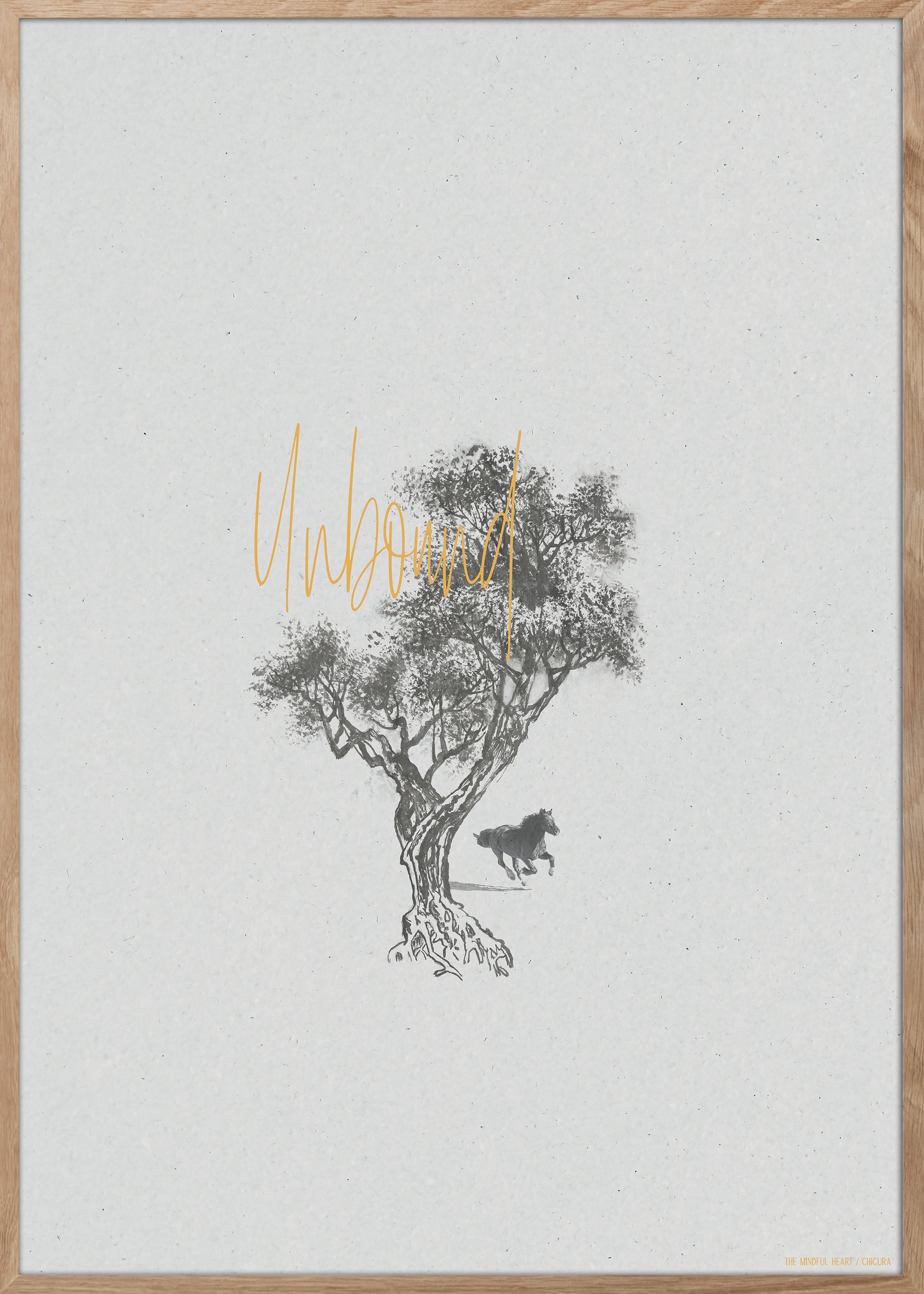 ChiCura Posters Unbound Posters / The Mindful Heart 1. English Poster Quotes