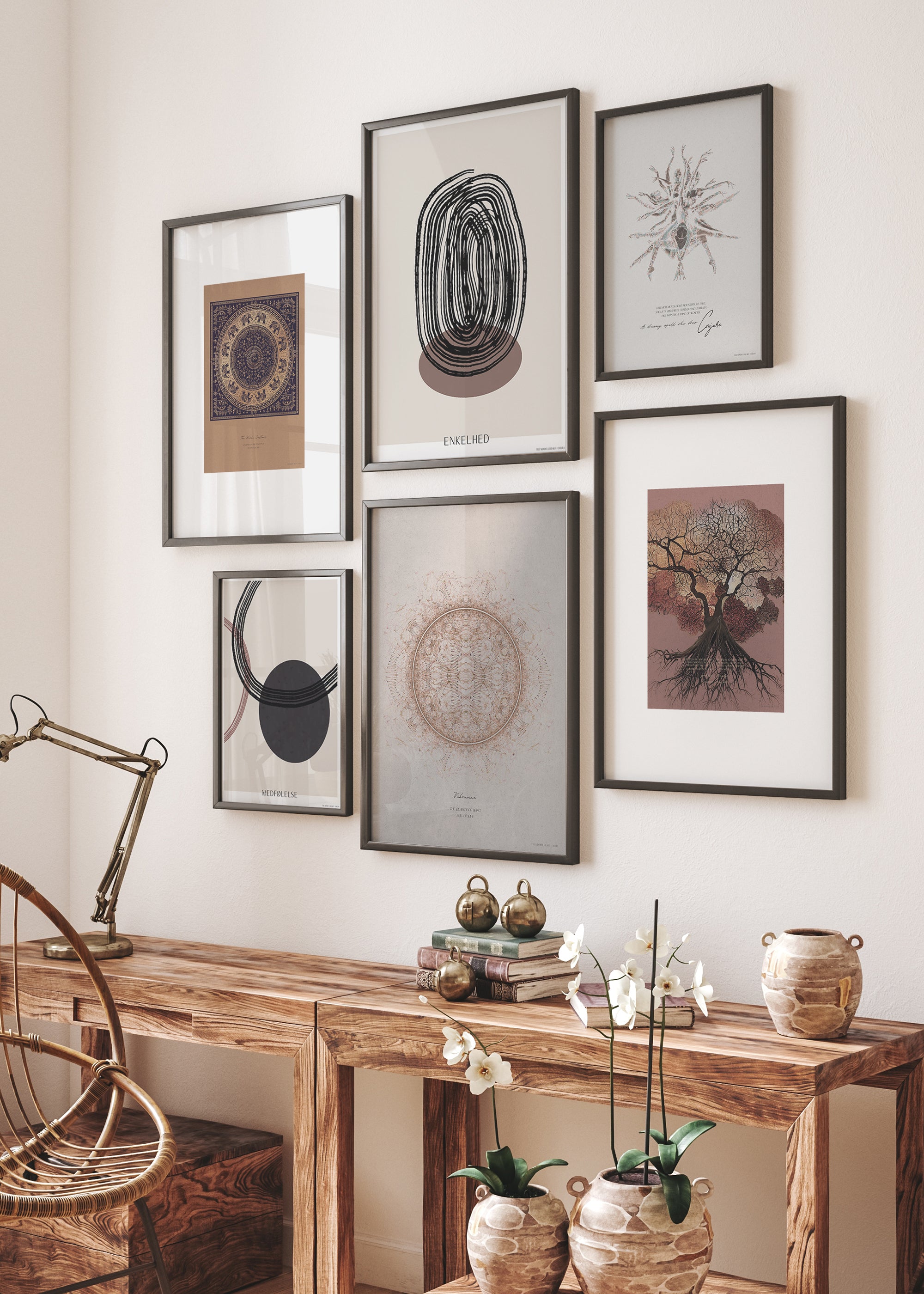 ChiCura Posters Vibrance Posters / The Mindful Heart 1. English Poster Quotes