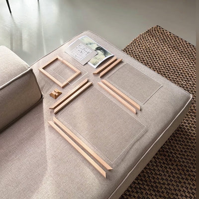 ChiCura Living, Art & Frames Linia Transparent Egetræsramme - A5 Inkl. Fod Frames / Transparent