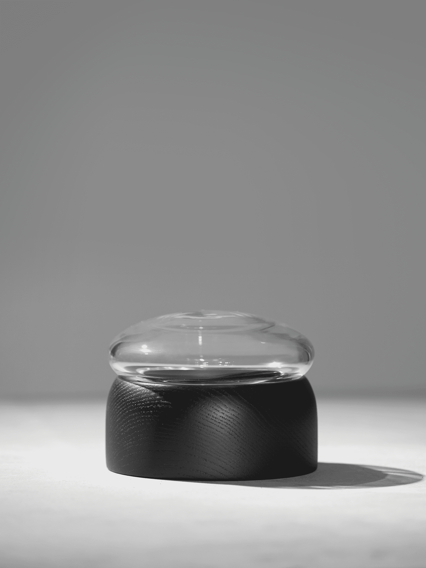 Boletus Black/Clear Glass, w. 12 cm - ChiCura Copenhagen DK -