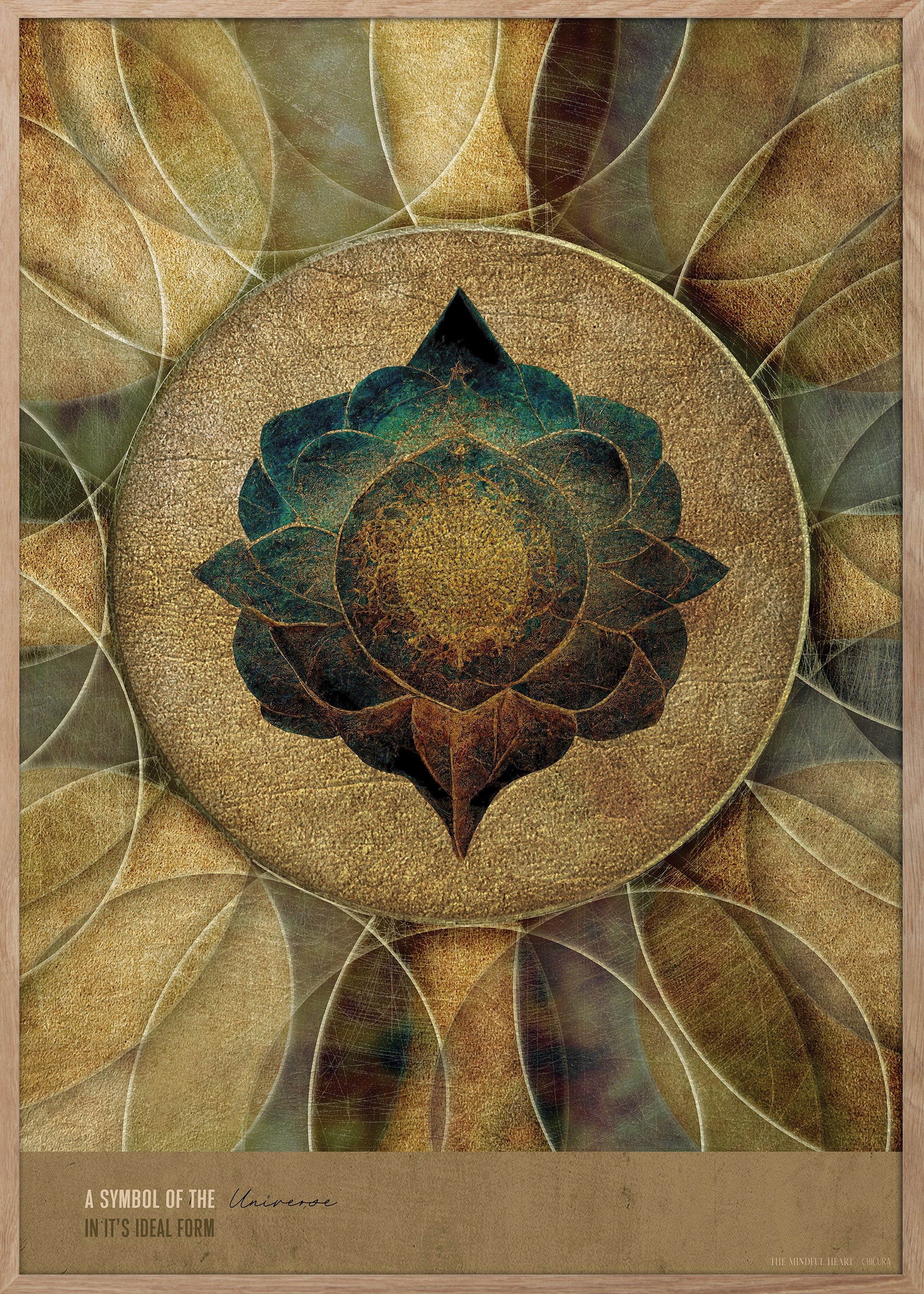 ChiCura Posters Ideal Form Posters / The Mindful Heart 1. English Poster Quotes