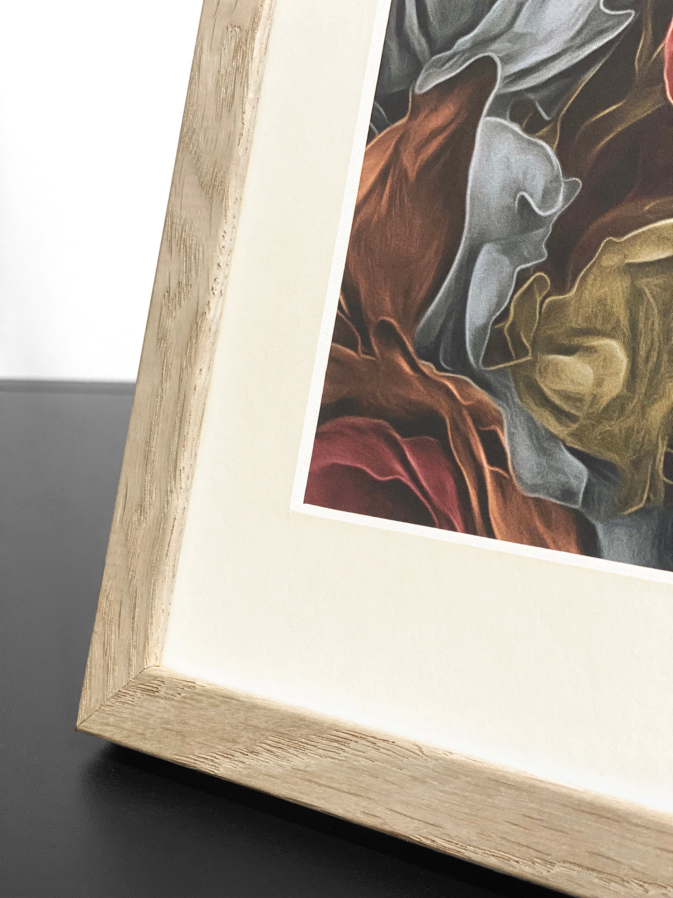 ChiCura Living, Art & Frames Passepartout Off White - 50x70cm (Billede: 40x50cm) Passepartout Off White